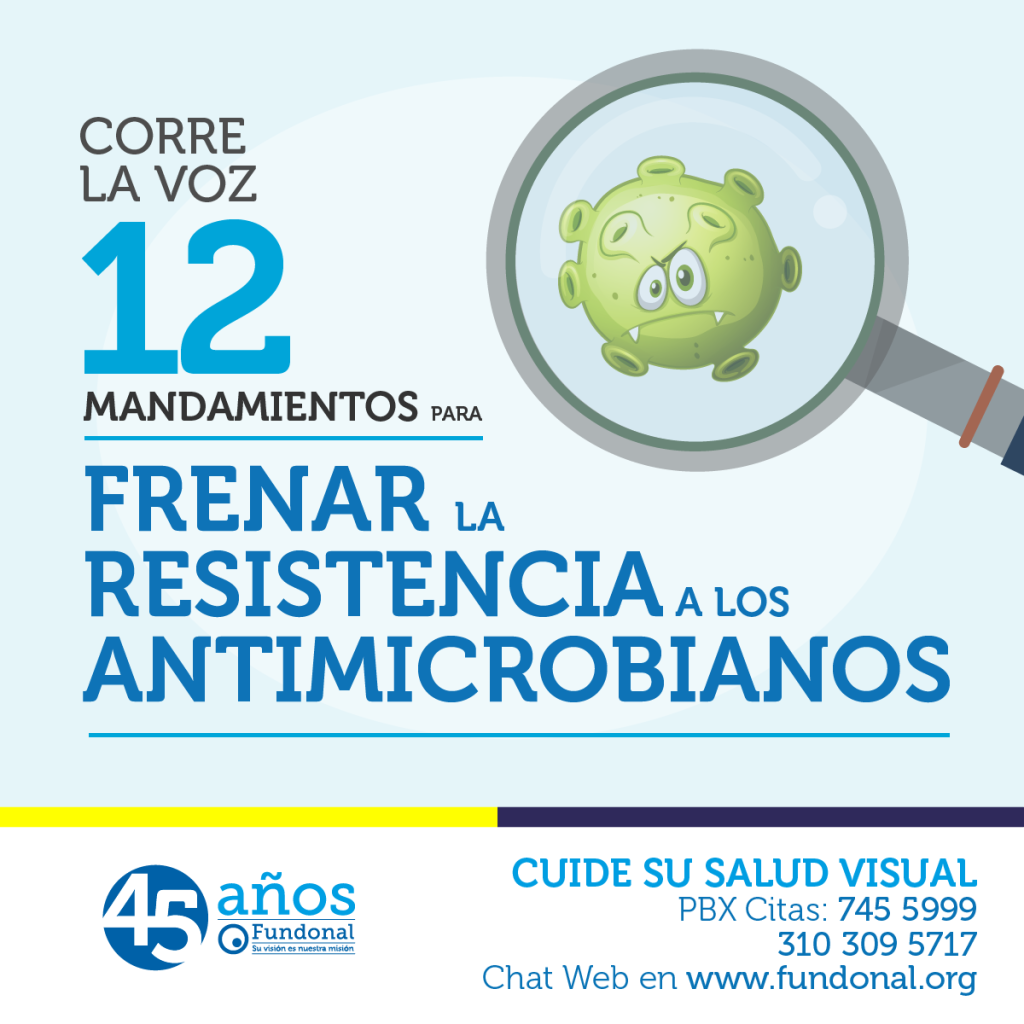 12 MANDAMIENTOS CONTRA LA RESISTENCIA ANTIMICROBIANA
