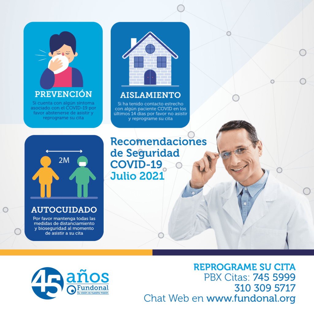 Recomendaciones de Seguridad COVID-19 Julio 2021